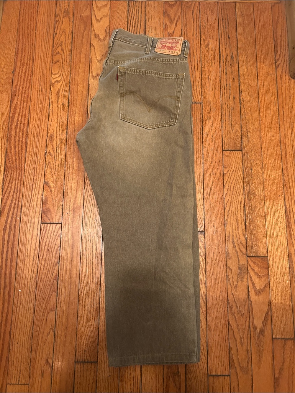 Levi's Men's Straight Jeans in Olive